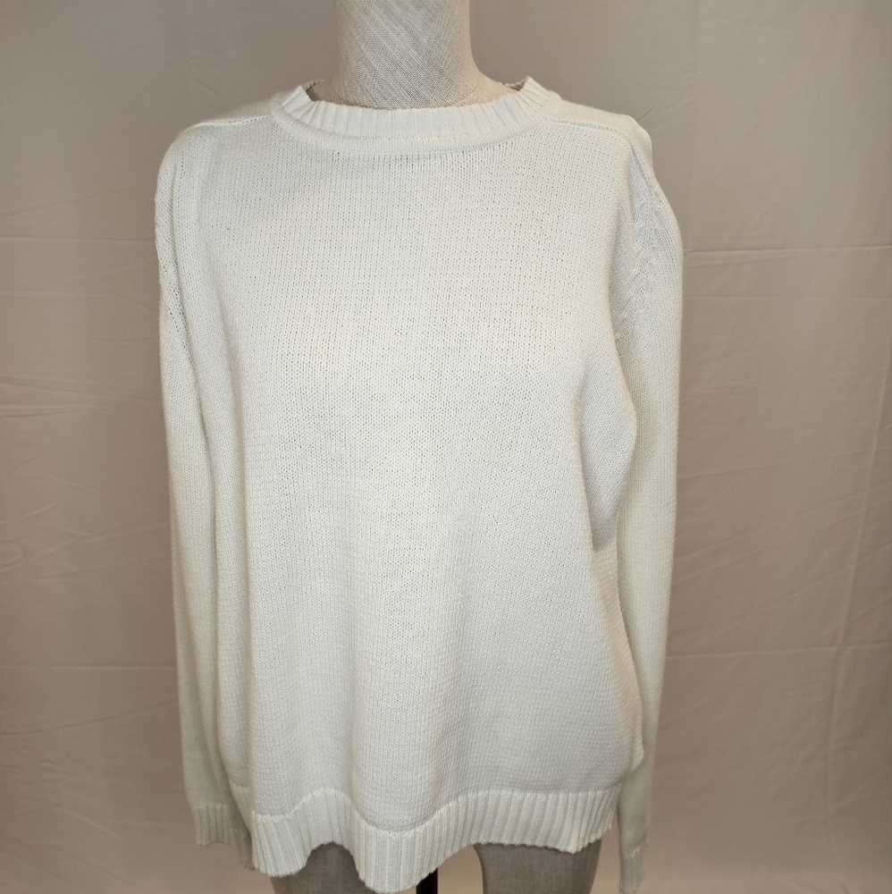 White Cotton Sweater